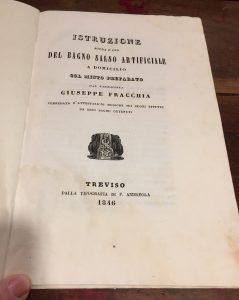 ISTRUZIONE SOPRA L’USO DEL BAGNO SALSO ARTIFICIALE A DOMICILIO COL …