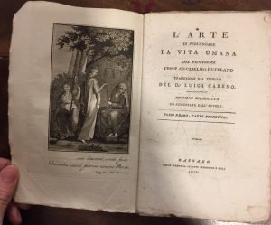 L’ARTE DI PROLUNGARE LA VITA UMANA. TOMO PRIMO, PARTE TEORETICA