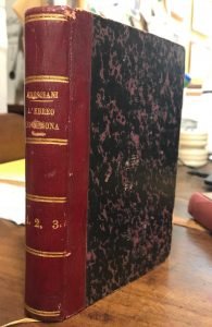 L’EBREO DI VERONA RACCONTO STORICO DALL’ANNO 1846 AL 1849. VOLL. …