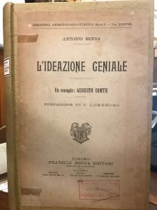 L’IDEAZIONE GENIALE. UN ESEMPIO: AUGUSTO COMTE