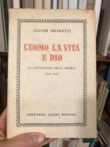 L’UOMO, LA VITA E DIO. LA LETTERATURA DELLA RICERCA (1850-1950) | Immagine principale