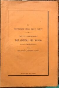 LA COSTITUZIONE FISICA DELLE COMETE