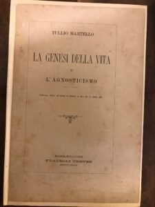 LA GENESI DELLA VITA E L’AGNOSTICISMO