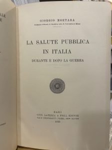 LA SALUTE PUBBLICA IN ITALIA DURANTE E DOPO LA GUERRA