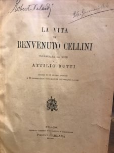 LA VITA DI BENVENUTO CELLINI