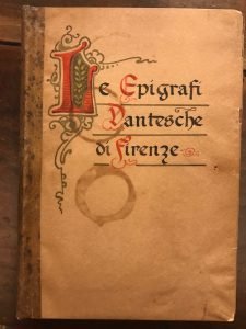 LE EPIGRAFI DANTESCHE DI FIRENZE