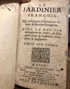 LE JARDINIER FRANCOIS QUI ENSEIGNE A CULTIVER LES ARBRES ET …