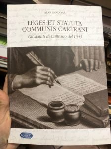 LEGES ET STATUTA COMMUNIS CARTRANI. GLI STATUTI DI CALTRANO DEL … | Immagine principale
