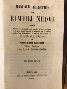 MANUALE ECLETTICO DI RIMEDJ NUOVI