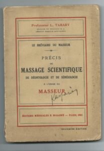 (MASSAGGI) LE BREVIAIRE DU MASSEUR – PRECIS DE MASSAGE SCIENTIFIQUE …