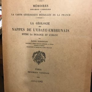 MEMOIRES POUR SERVIR A L’EXPLICATION DE LA CARTE GEOLOGIQUE DETAILLEE …