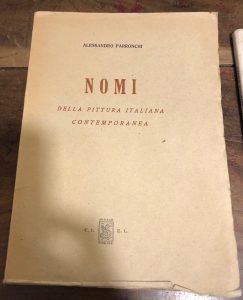 NOMI DELLA PITTURA ITALIANA CONTEMPORANEA