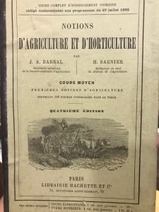NOTIONS D’AGRICULTURE ET D’HORTICULTURE