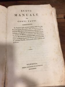 NUOVO MANUALE DEI CONTI FATTI CONTENENTE LA TARIFFA DELLE MONETE …