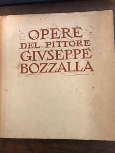 OPERE DEL PITTORE GIUSEPPE BOZZALLA