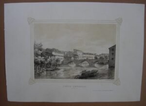 PONTE PUSTERLA IN VICENZA – MARCO MORO- LITOGRAFIA