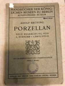 Porzellan, Neue Bearbeitung von L.Schnorr v.Carolsfeld