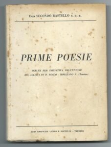 PRIME POESIE – SCELTE PER INIZIATIVA DELL’UNIONE EX ALLIEVI DI …