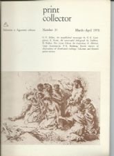 PRINT COLLECTOR – NUMBER 31 – MARCH-APRIL 1976 IL CONOSCITORE …