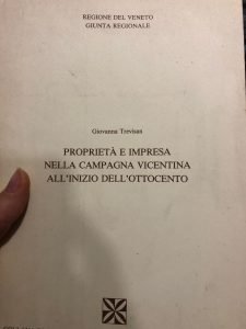 PROPRIETA’ E IMPRESA NELLA CAMPAGNA VICENTINA ALL’INIZIO DELL’OTTOCENTO | Immagine principale