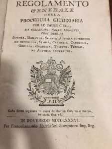 REGOLAMENTO GENERALE DELLA PROCEDURA GIUDIZIARIA PER LE CAUSE CIVILI, DA …