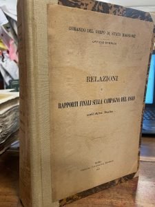 RELAZIONI E RAPPORTI FINALI SULLA CAMPAGNA DEL 1849 NELL’ALTA ITALIA