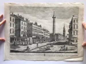 REMONDINI – VEDUTA OTTICA – LONDON – LONDRA PROSPECTUS MONUMENTI …