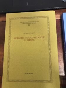 RICERCHE STORICO-RELIGIOSE SU TRIESTE