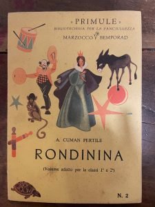 RONDININA VOLUME ADATTO PER LE CLASSI 1. E 2.