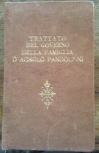 TRATTATO DEL GOVERNO DELLA FAMIGLIA D’AGNOLO PANDOLFINI