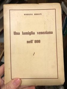 UNA FAMIGLIA VENEZIANA NELL’800 | Immagine principale