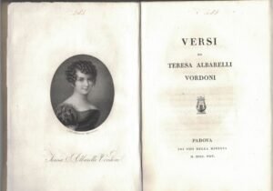 VERSI DI TERESA ALBARELLI VORDONI