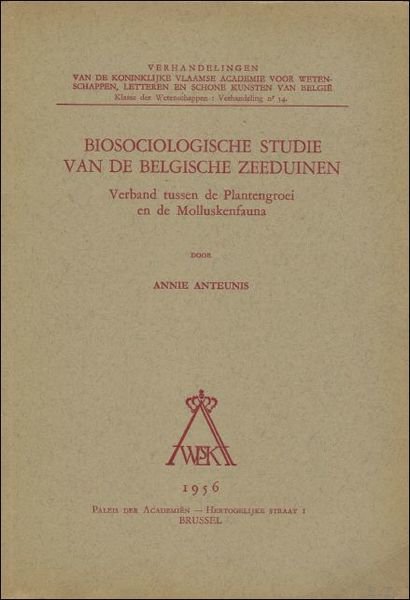 Biosociologische studie van de Belgische zeeduinen : Verband tussen de … | Immagine principale