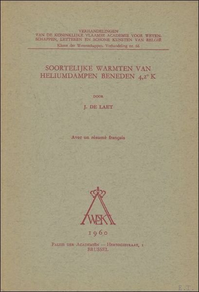 Soortgelijke warmten van heliumdampen beneden 4,2? K. | Immagine principale