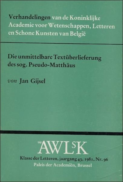 unmittelbare Textuberliefering aus sog. Pseudo-Matthaus.
