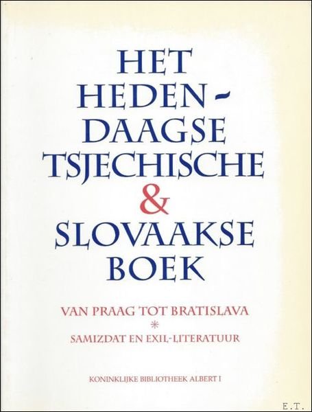 HET HEDENDAAGSE TSJECHISCHE en SLOVAAKSE BOEK.