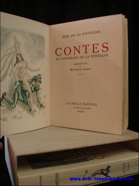 CONTES ET NOUVELLES DE LA FONTAINE.,