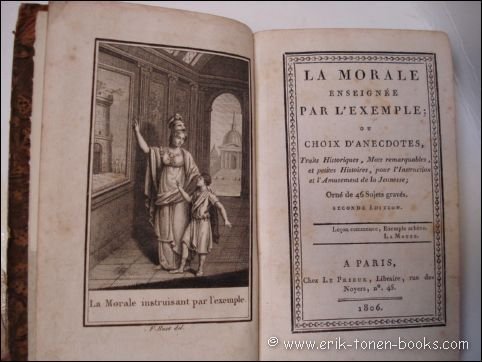 LA MORALE ENSEIGNEE PAR L' EXEMPLE OU CHOIX D' ANECDOTES. | Immagine principale