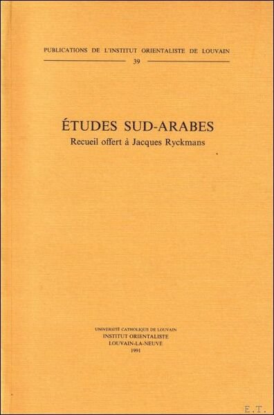 ETUDES SUD-ARABES.
