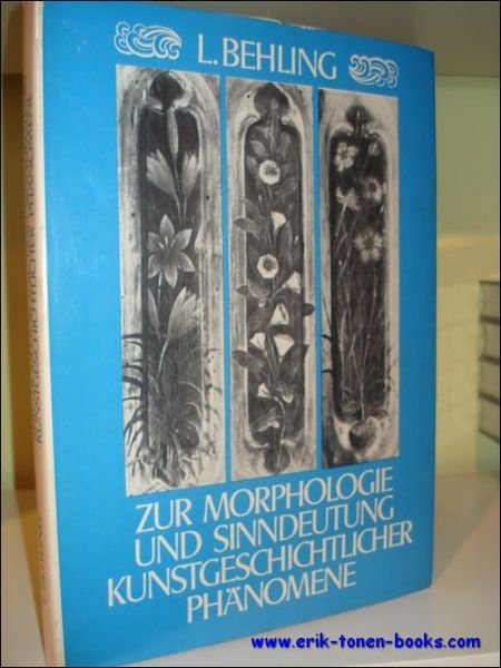 ZUR MORPHOLOGIE UND SINNDEUTUNG KUNSTGESCHICHTLICHER PHANOMENE.