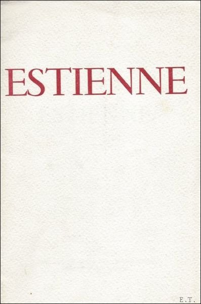 ESTIENNE. (numerote). | Immagine principale