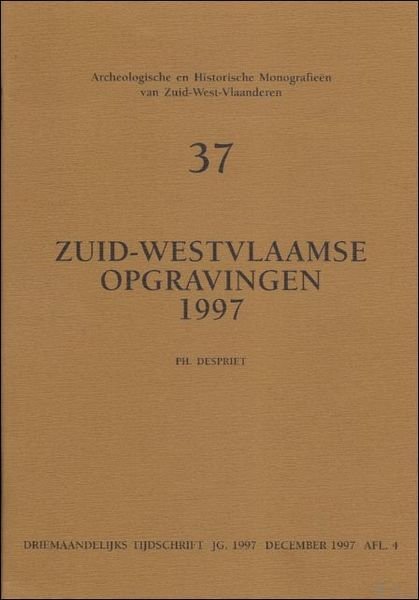 ZUID- WESTVLAAMSE OPGRAVINGEN 1997.