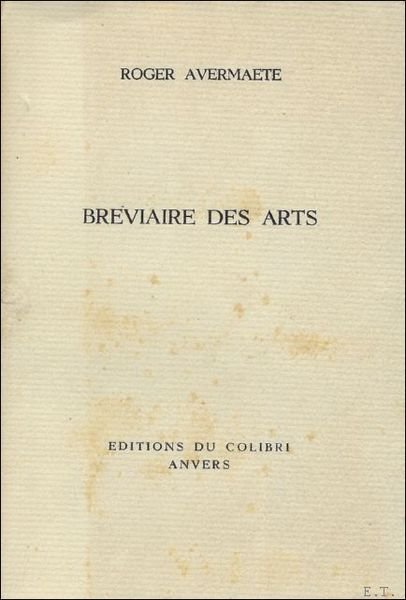 Breviaire des arts.