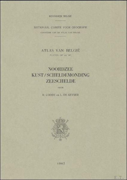 Noordzee, kust, scheldemonding, zeeschelde. Atlas van Belgie: | Immagine principale