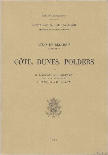 Cote, dunes, Polders. Atlas de Belgique, planche 17.