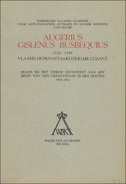 Augerius Gislenus Busbequius, 1522-1591. | Immagine principale