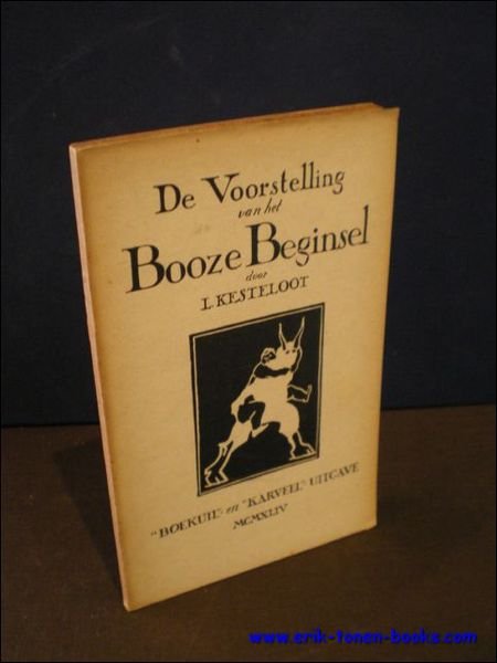 DE VOORSTELLING VAN HET BOOZE BEGINSEL. | Immagine principale