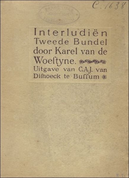 DE TWEEDE BUNDEL DER INTERLUDIEN.