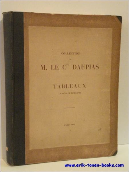 Catalogue des Tableaux Anciens et Modernes composant l'importante collection de … | Immagine Gallery 1