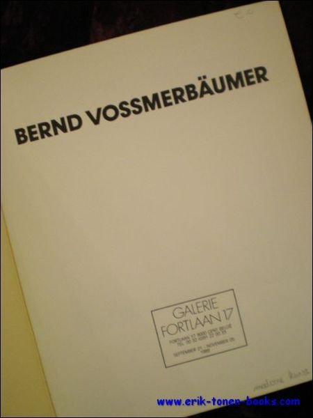 BERND VOSSMERBAUMER,